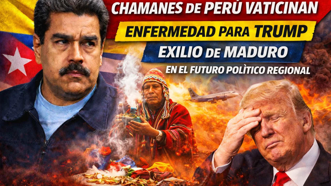 Chamanes de Perú vaticinan enfermedad para Trump y exilio de Maduro en el futuro político regional