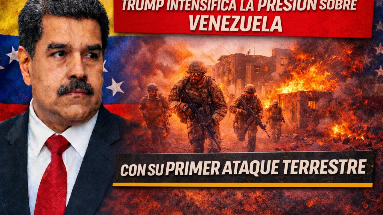 Trump intensifica la presión sobre Venezuela con su primer ataque terrestre