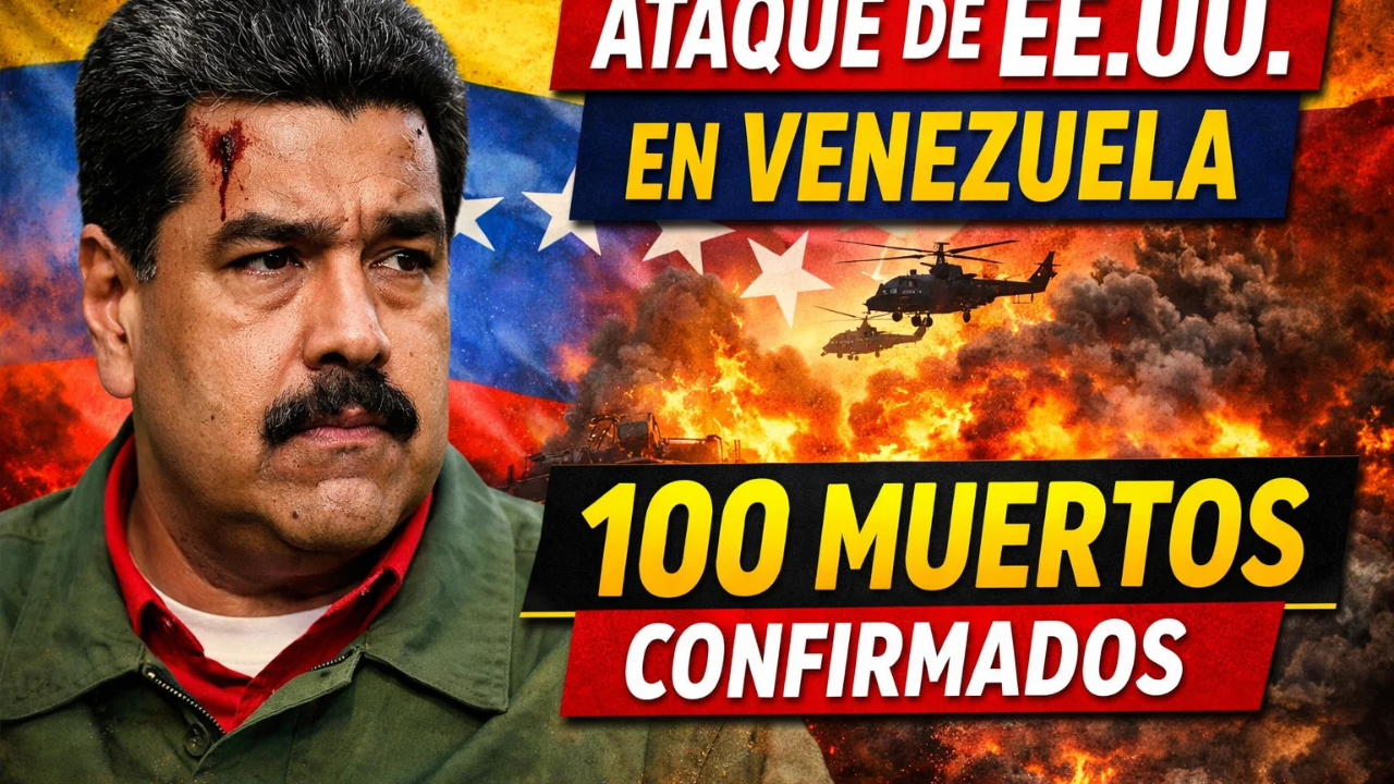 Venezuela denuncia un ataque de Estados Unidos con un saldo de cien muertos, según el ministro del Interior