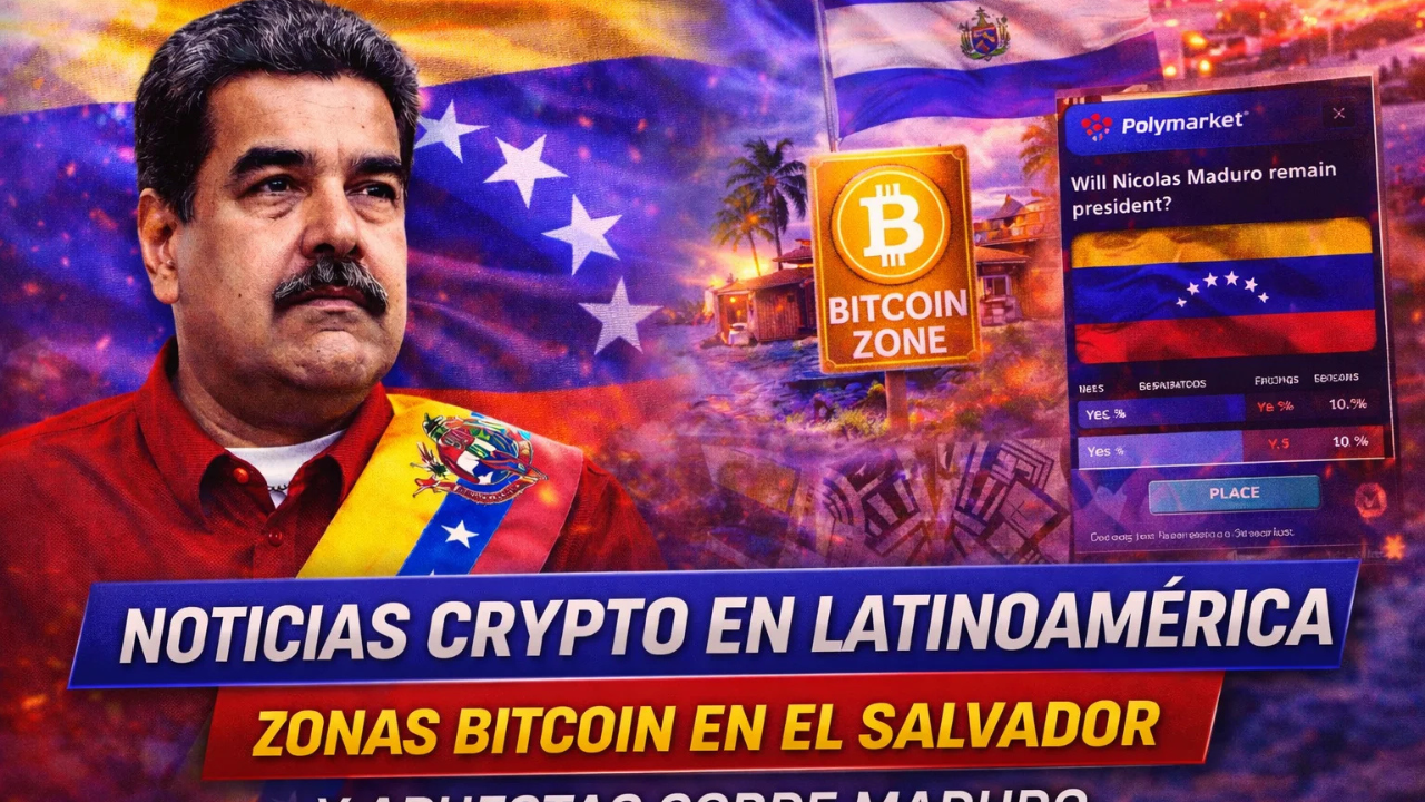 Noticias cripto en Latinoamérica: expansión de zonas Bitcoin en El Salvador y apuestas en Polymarket sobre Maduro que despiertan especulación