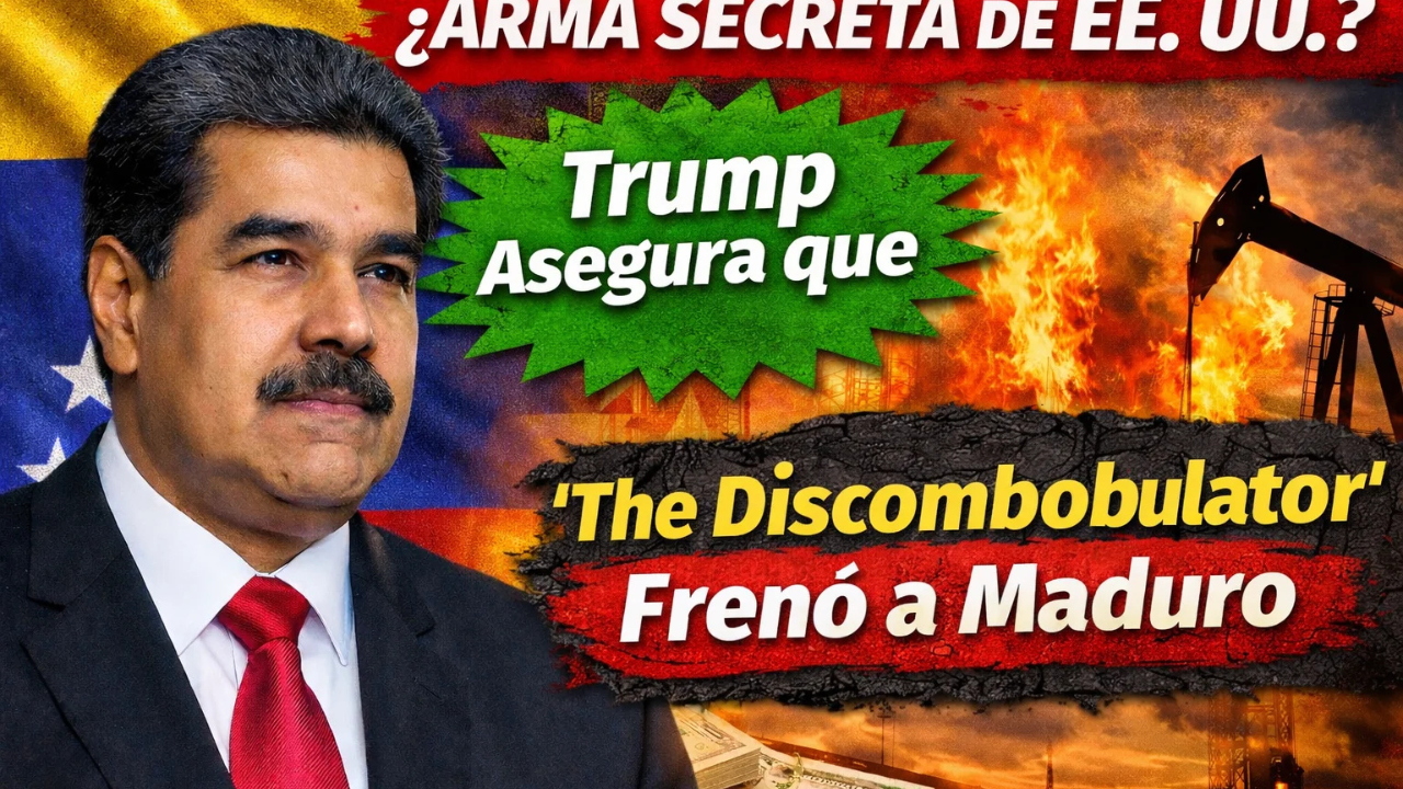 ¿Arma secreta de EE. UU.? Trump asegura que “The Discombobulator” frenó a Maduro