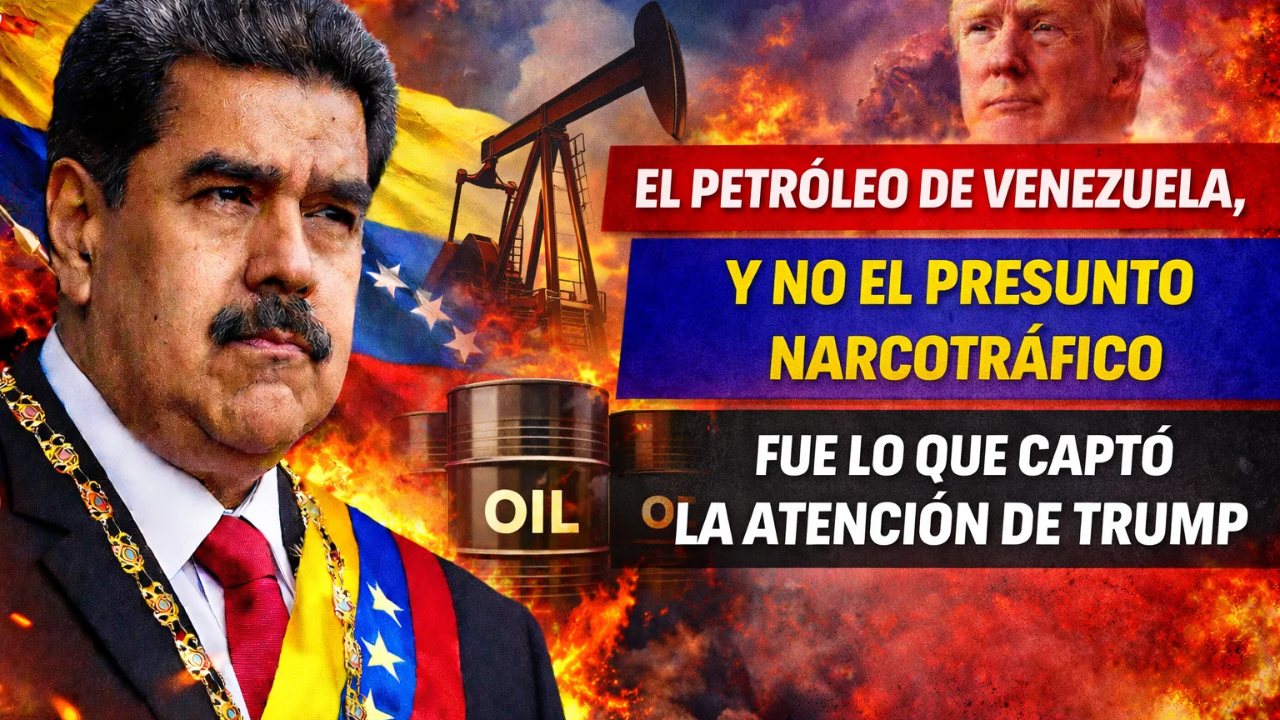 El petróleo de Venezuela, y no el presunto narcotráfico, fue lo que captó la atención de Trump
