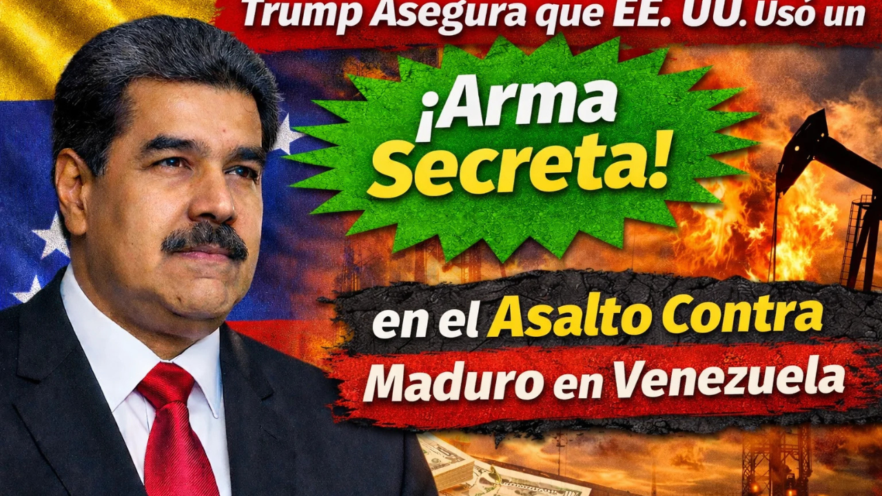 Trump asegura que EE. UU. usó un “arma secreta” en el asalto contra Maduro en Venezuela