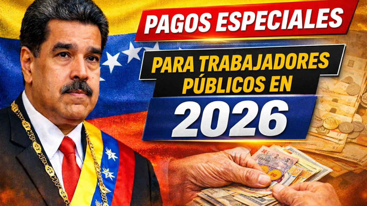 Pagos especiales para trabajadores públicos en 2026