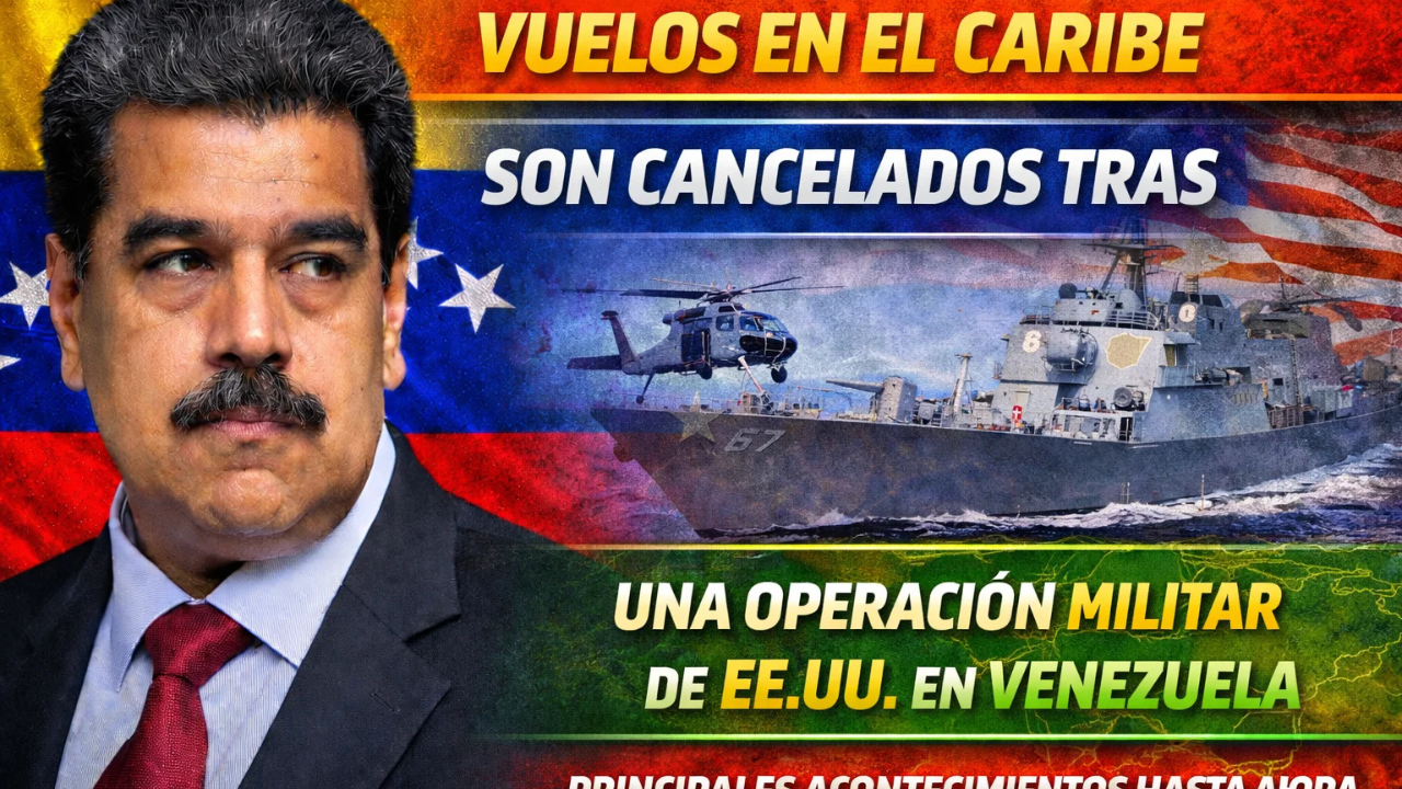 Vuelos en el Caribe son cancelados tras una operación militar de Estados Unidos en Venezuela