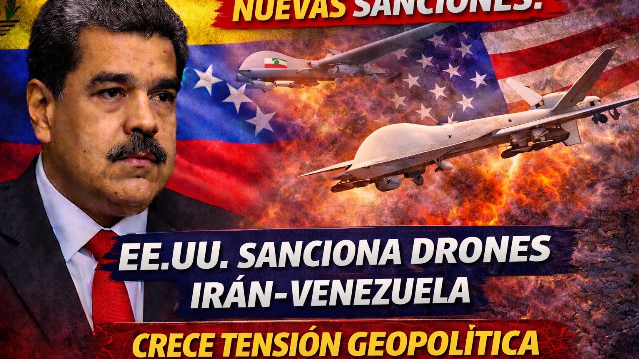 Estados Unidos anuncia sanciones por el comercio de drones entre Irán y Venezuela